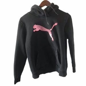 Pink Puma Logo Hoodie